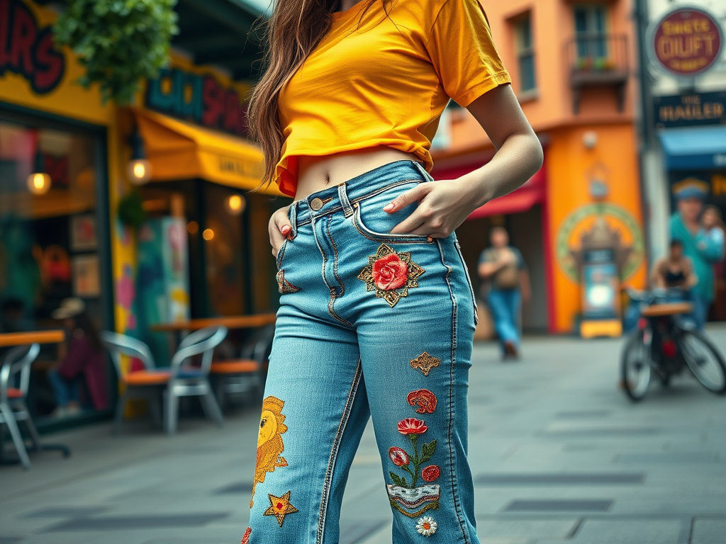 inspe.ro | Cum să îți personalizezi pantalonii evazati pentru un look unic